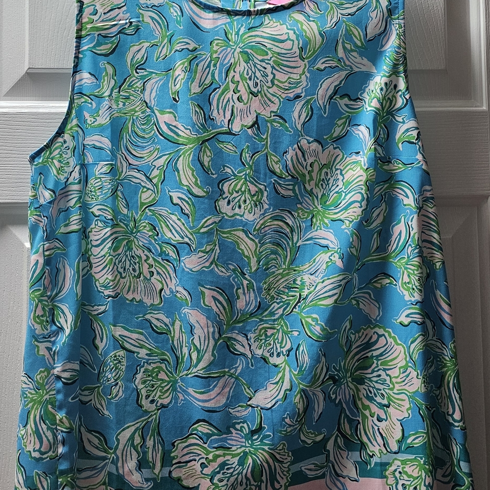 Lilly Pulitzer Floral Sleeveless Blouse
